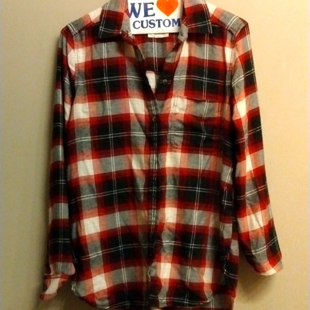 AMERICAN EAGLE- Ahh-mazingly Soft Boyfriend Fit Flannel Size S